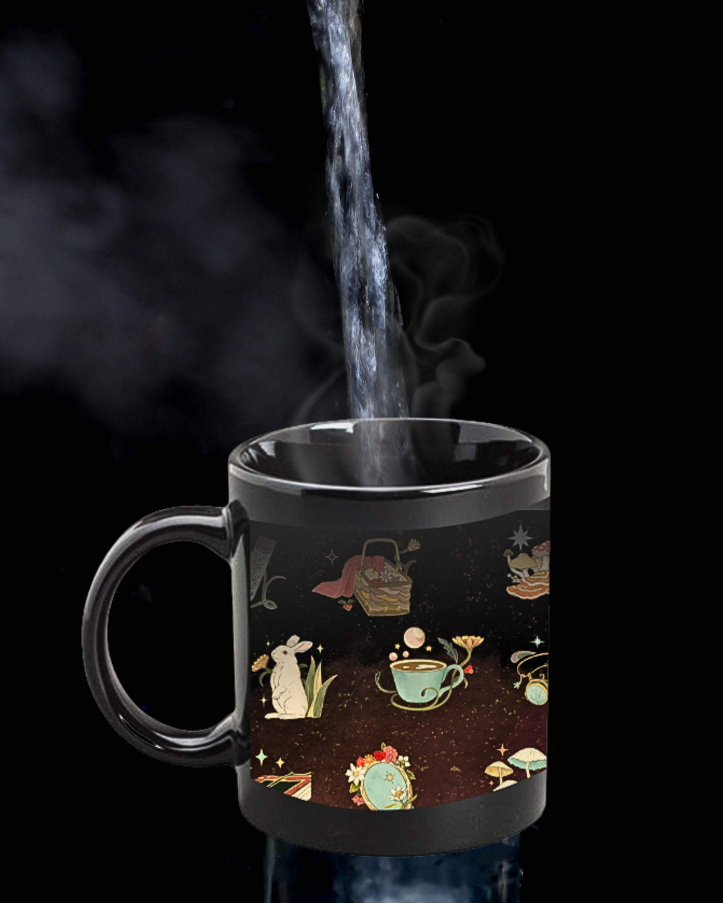 Eden and Seraph Ceramic Magic Mug (Black) Enchanted