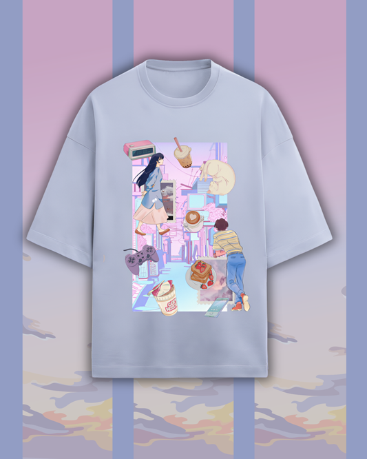 Eden and Seraph K-Drama Oversized T-Shirt