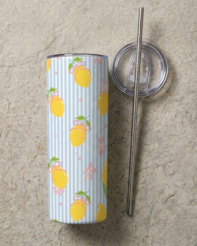 Lemon Breeze Mystery Tumbler with a Surprise Jewellery and Scrunchie