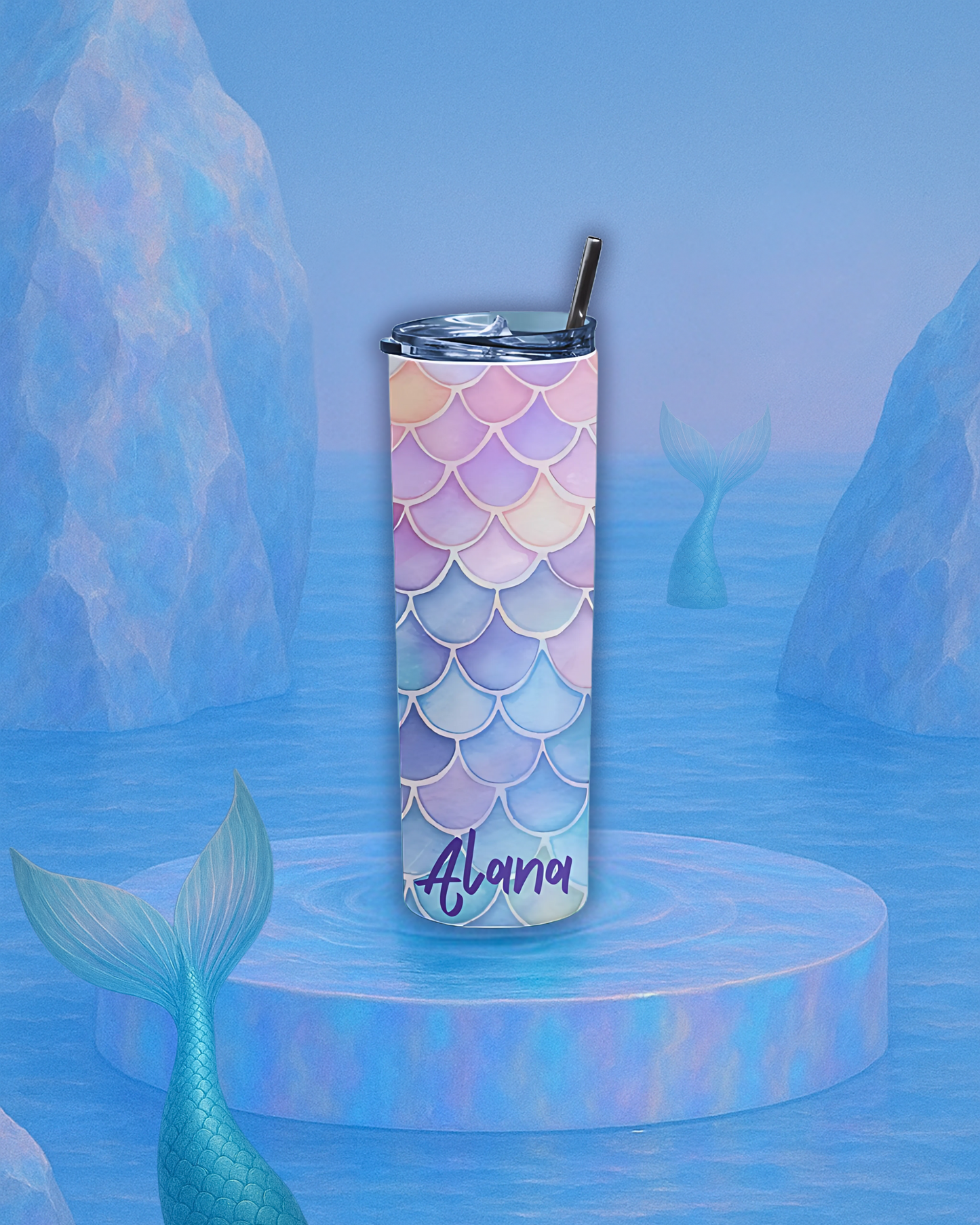 Build Your Own Tumbler - Customized Stainless Steel Insulated Drinkware with Splash-Proof Lid and Metal Straw