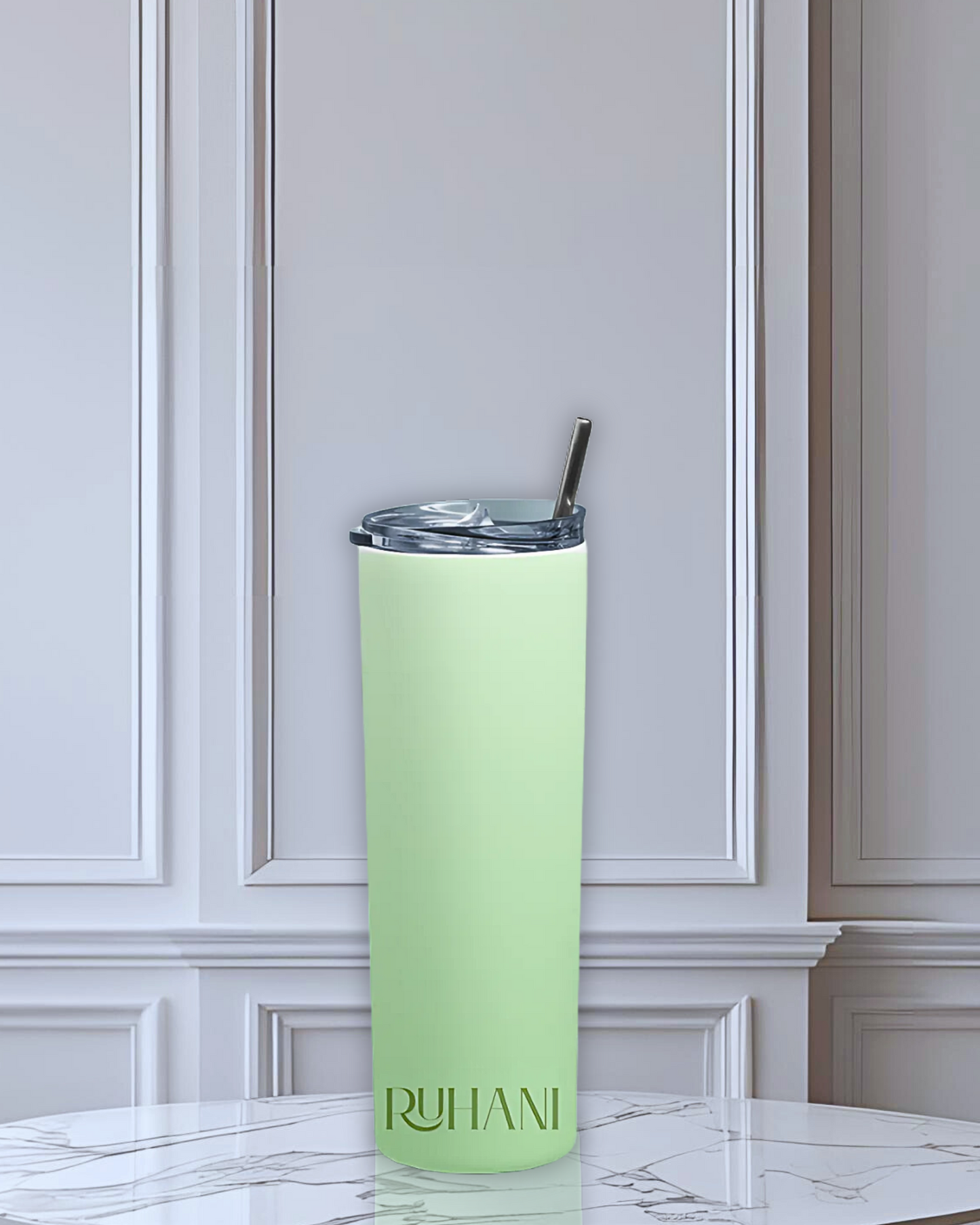 Build Your Own Tumbler - Customized Stainless Steel Insulated Drinkware with Splash-Proof Lid and Metal Straw
