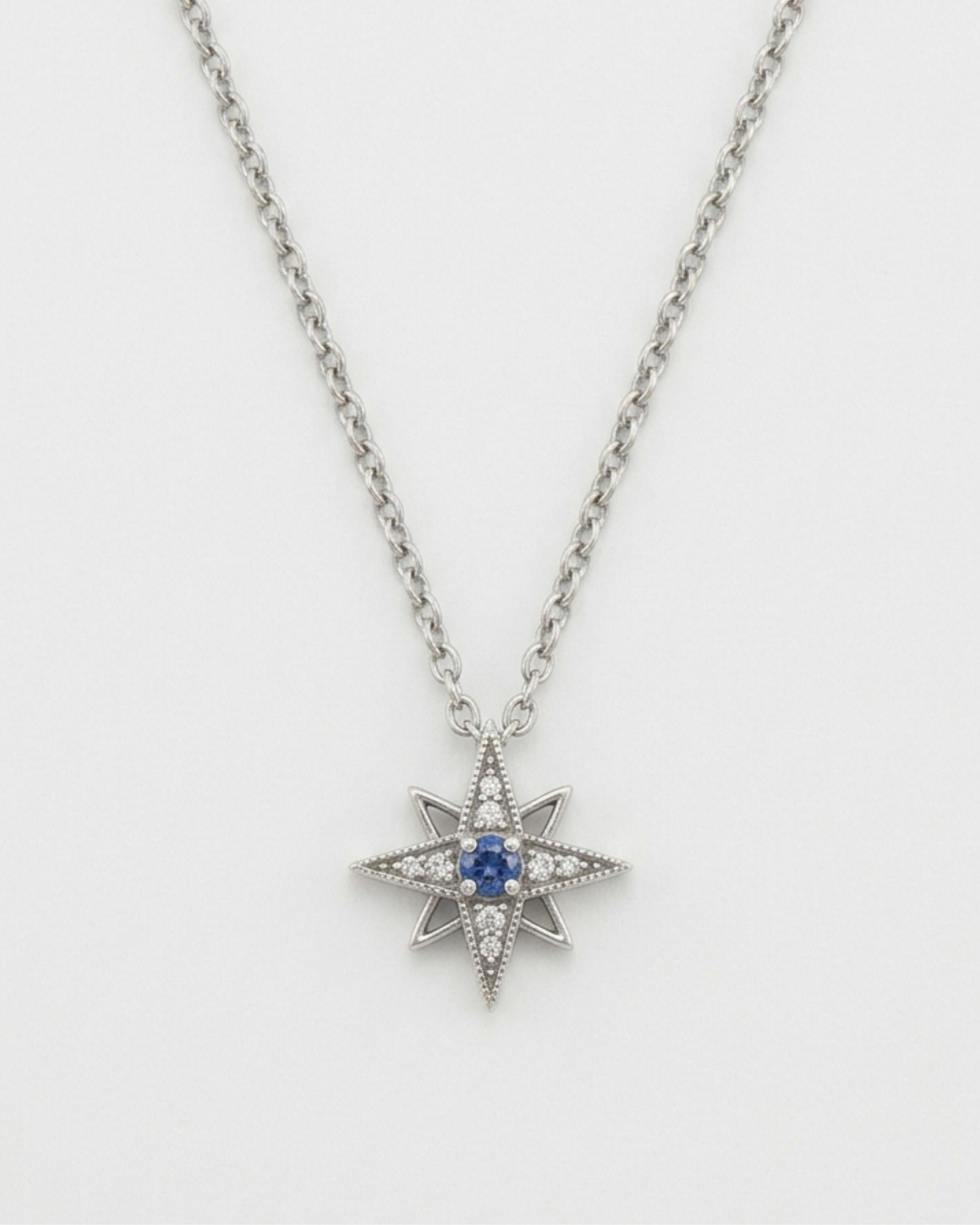 North Star Stainless Steel Pendant and Chain