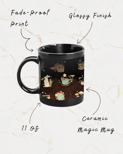 Eden and Seraph Ceramic Magic Mug (Black) Enchanted