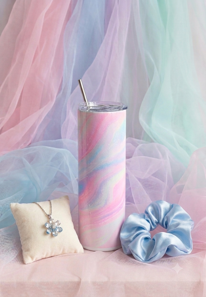 Moonbeam Icecream Mystery Tumbler with a Surprise Jewellery and Scrunchie