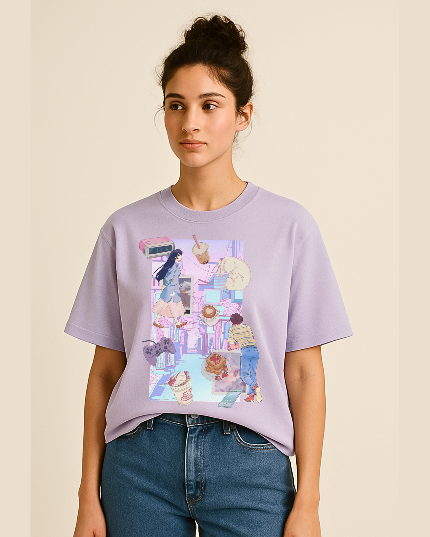 Eden and Seraph K-Drama Oversized T-Shirt