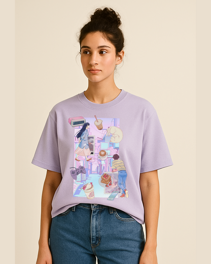Eden and Seraph K-Drama Oversized T-Shirt