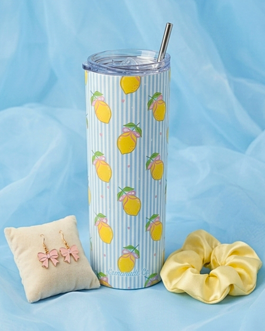 Lemon Breeze Mystery Tumbler with a Surprise Jewellery and Scrunchie