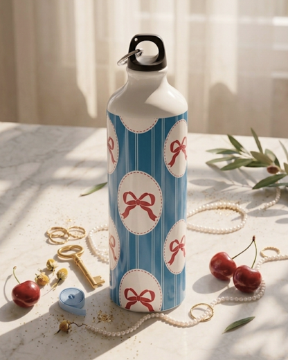 Stripe Me Pretty Sipper with Clip Cap