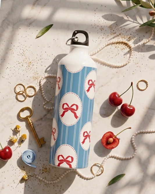 Stripe Me Pretty Sipper with Clip Cap
