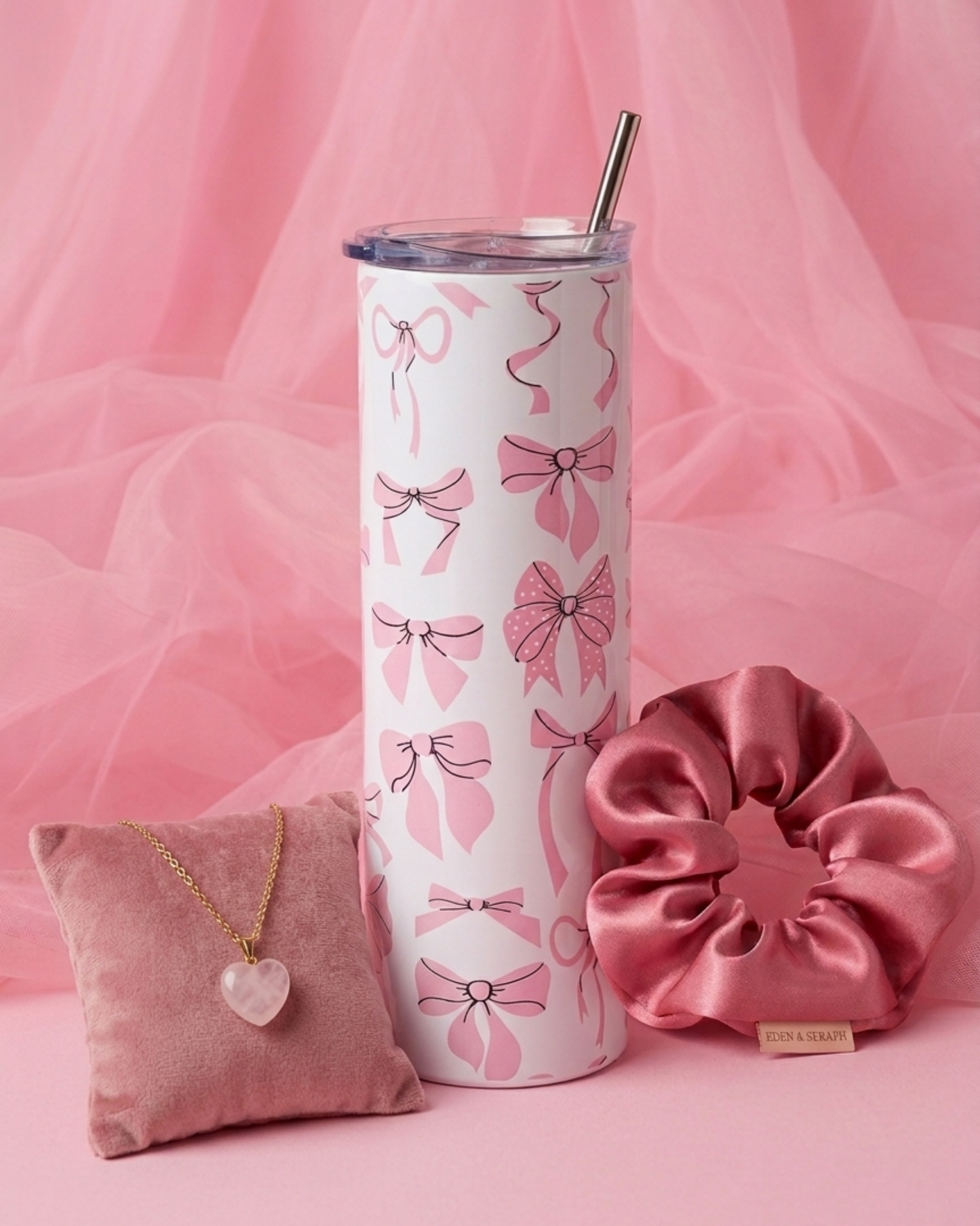 BowTox Mystery Tumbler with a Surprise Jewellery and Scrunchie