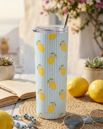 Lemon Breeze Mystery Tumbler with a Surprise Jewellery and Scrunchie
