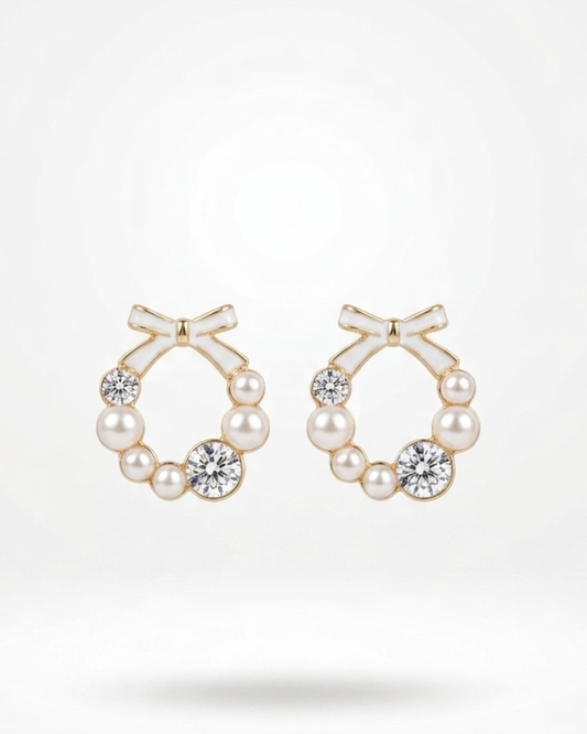 Halo of Pearls Earrings