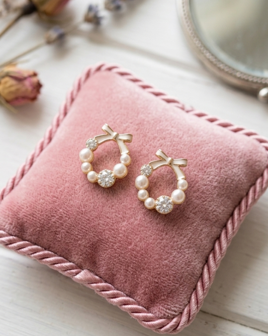 Halo of Pearls Earrings
