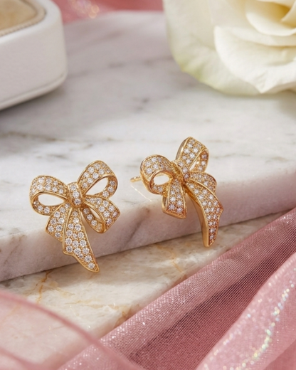 Sparkly Bows Earrings