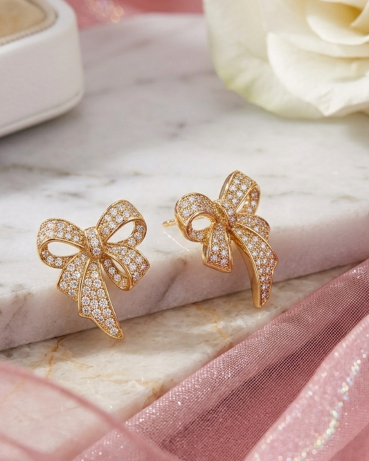 Sparkly Bows Earrings