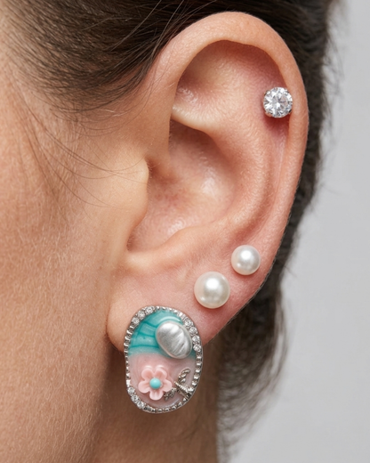 Mermaid Tail Earrings (Pack of 3)