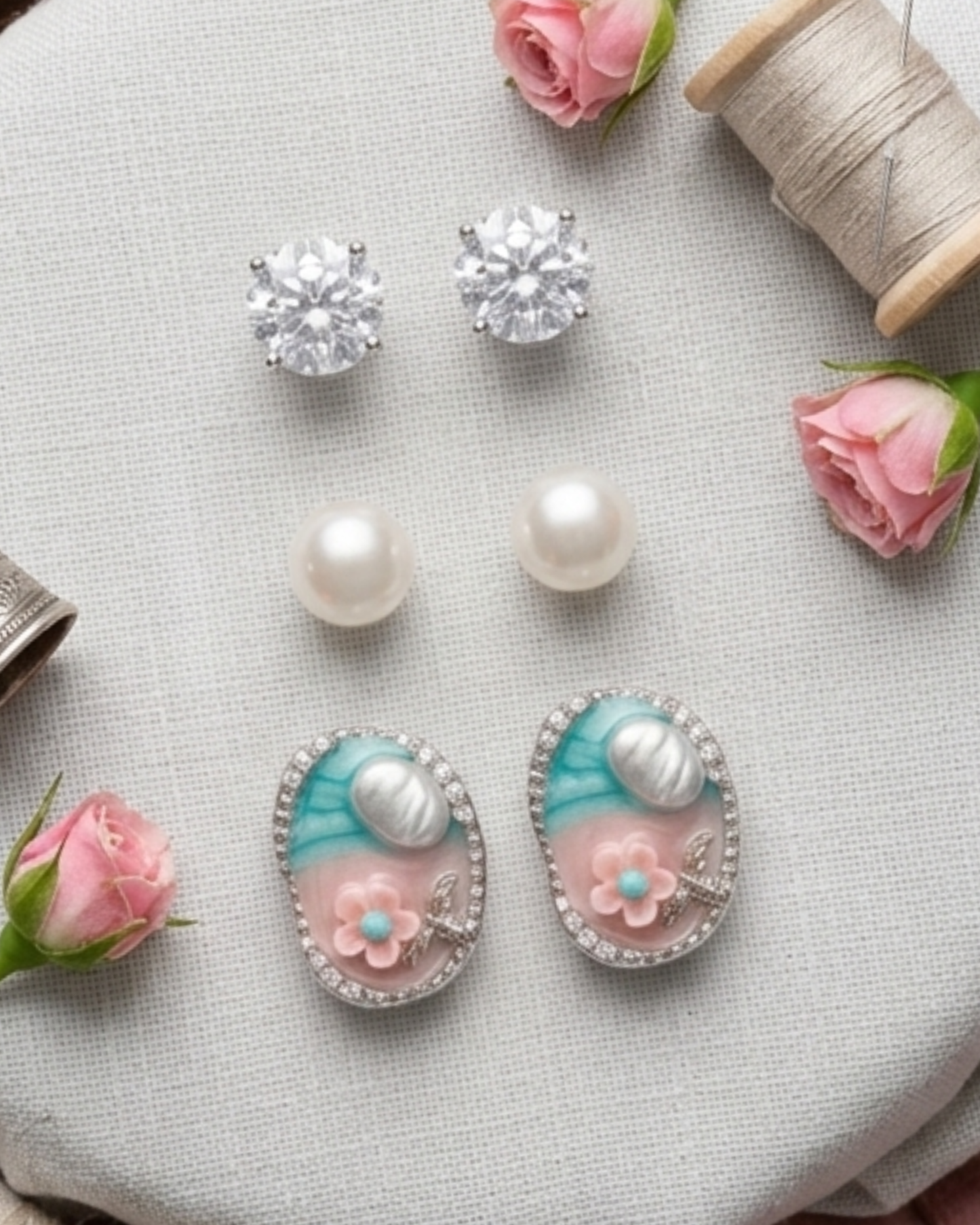 Mermaid Tail Earrings (Pack of 3)