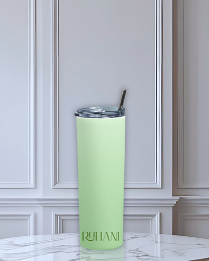 Build Your Own Tumbler - Customized Stainless Steel Insulated Drinkware with Splash-Proof Lid and Metal Straw