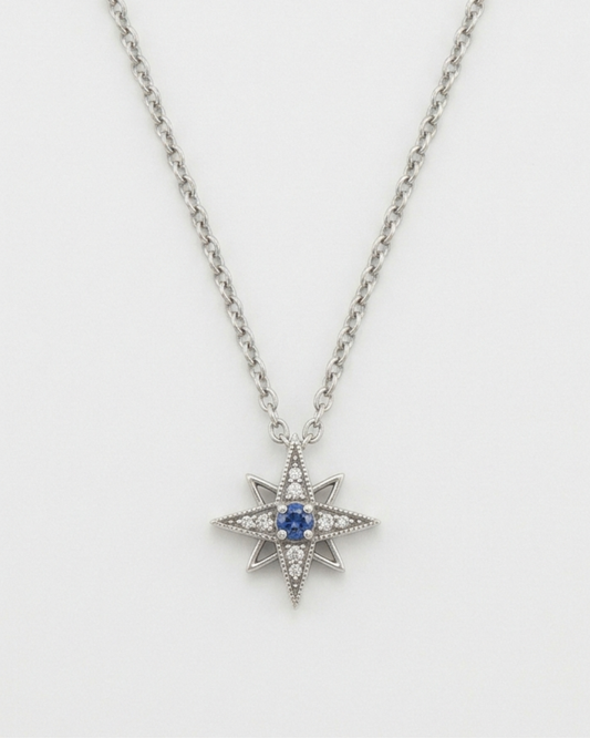 North Star Stainless Steel Pendant and Chain